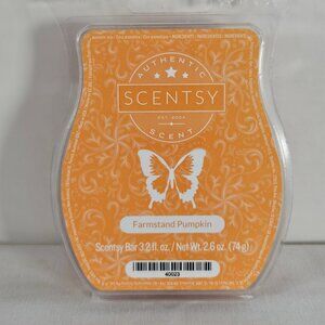 Scentsy Farmstand, Pumpkin Bar Net Weight 2.6 Ounces Made in Idaho USA